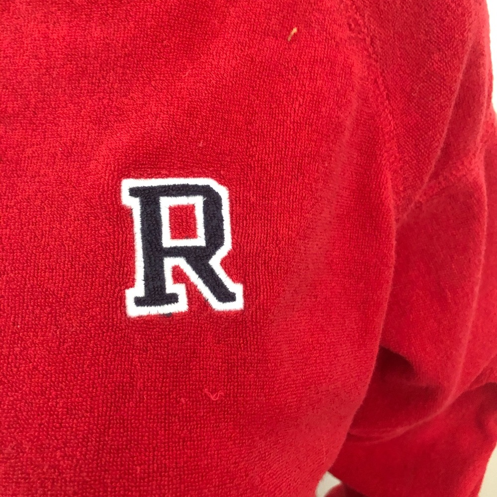 Red Terry Warm Up Suit - Picture 9 of 13